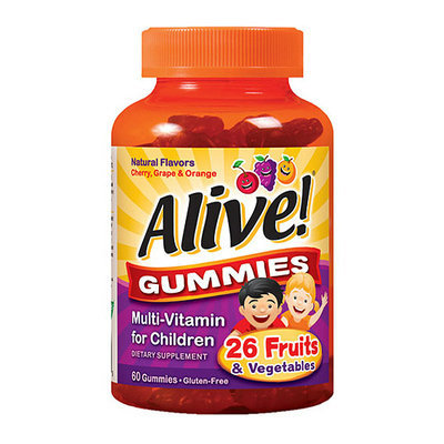 Nature's Way Alive! Multi-Vitamin Dietary Supplement Gummies for Children