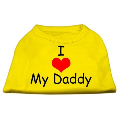 Ahi I Love My Daddy Screen Print Shirts Yellow XL (16)