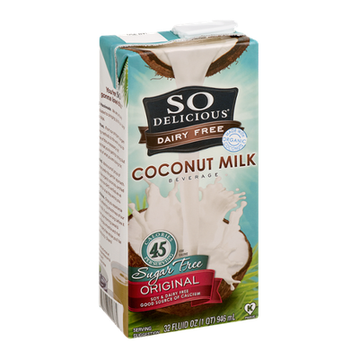 So Delicious Diary Free Coconut Milk Beverage Original Sugar Free