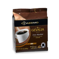 Gevalia Swiss Hazelnut Coffee, 16-Count T-Discs for Tassimo Professional (Foodservice) Coffeemakers (Pack of 5)
