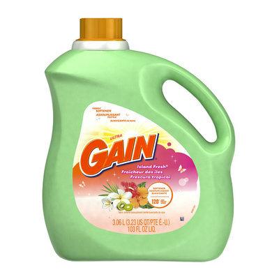Gain With FreshLock Island Fresh Liquid Fabric Softener 120 Loads 103 Fl Oz