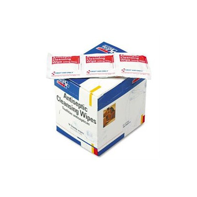 First Aid Only Antiseptic Cleansing Wipes, 50/box