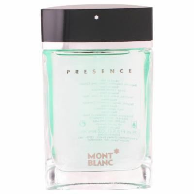 Presence for Men by Mont Blanc EDT Spray (Tester) 2.5 oz