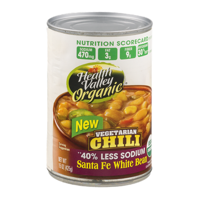 Health Valley Organic Vegetarian Chili Santa Fe White Bean