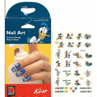 Disney Summertime Fun Daisy Duck Minnie Mickey Mouse Kiss Licensed Nail Art