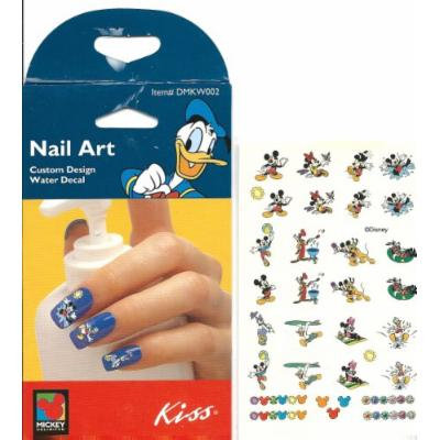 Disney Summertime Fun Daisy Duck Minnie Mickey Mouse Kiss Licensed Nail Art