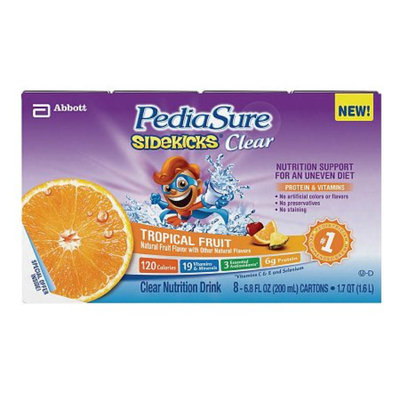 PediaSure Sidekicks Clear 6.8 oz Cartons