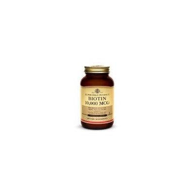 Solgar, Biotin, 10,000 Mcg, 120 Veggie Caps. 2 Pack