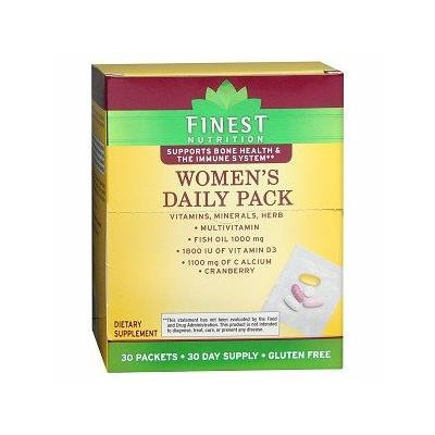 Finest Nutrition Multivitamin Womens Pouch Combo Pk 30 ea