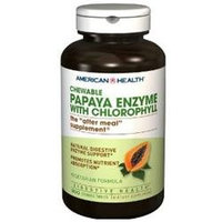 Frontier American Health Chewable Papaya Enzyme with Chlorophyll