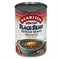 Little Bear Organics 50528 Organic Black Refried Beans Low Fat
