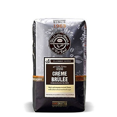 The Coffee Bean & Tea Leaf, Hand-Roasted Creme Brulee Ground Coffee, 12-Ounce Bags (Pack of 2)