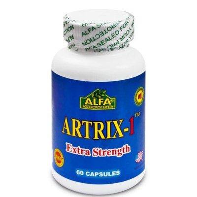 Alfa Vitamins Artrix-1 Extra Strength 60 Capsules - Glucosamine - Chondroitin - MSM - Boswellia Serrata - Help for Joint Health