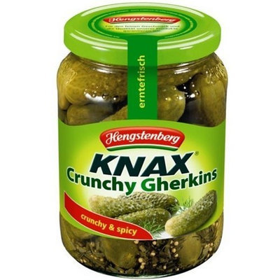 Hengstenberg Crunchy Gherkins 24.3fl oz - Pack of 1