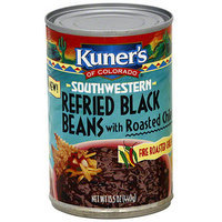 Kuner's Of Colorado Southwestern Refried Black Beans With Roasted Chiles