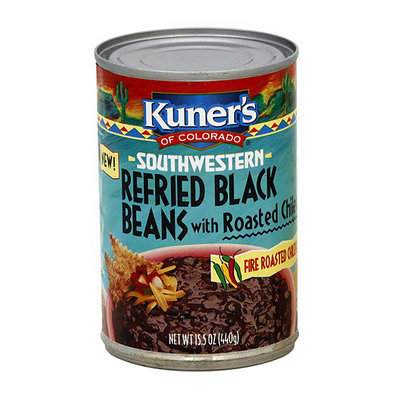 Kuner's Of Colorado Southwestern Refried Black Beans With Roasted Chiles