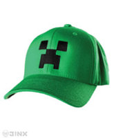 Jinx Minecraft Creeper Flexfit Hat - Large to Xlarge