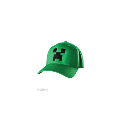 Jinx Minecraft Creeper Flexfit Hat - Large to Xlarge