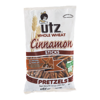 Utz Whole Wheat Pretzels Cinnamon Sticks