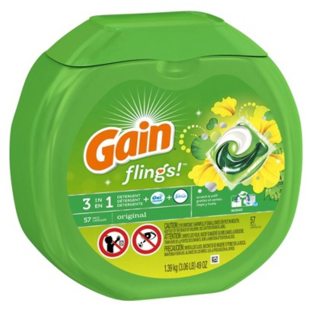 Gain Flings Original Laundry Detergent Pacs