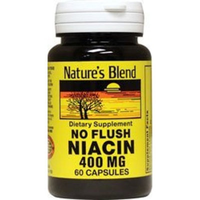 Nature's Blend No Flush Niacin 400 mg 60 Caps