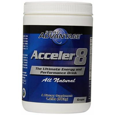 Pure Advantage Acceler8 Nutritional Supplements, Grape, 1.2 Pound