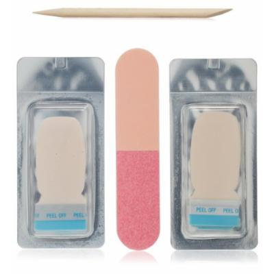 Sally Hansen Salon Insta Gel Strips, Shell We Dance?, 16 Gel Polish Strips & Gel Top Coat