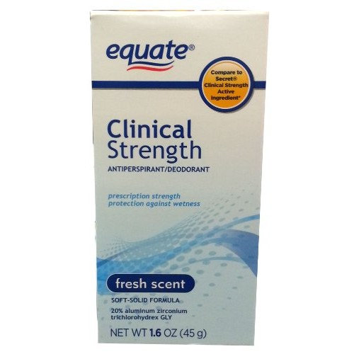 Equate Clinical Strength Antiperspirant Deodorant, Fresh Scent, 1.6oz
