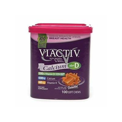 Viactiv Calcium Plus D, Soft Chews, Caramel 100 ea