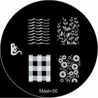 MASH Nail Art Stamp Stamping Image Plate No 50