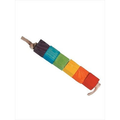 Caitec Bird Toys Caitec 471 Leather and Blocks 1 in. x 6.5 in.