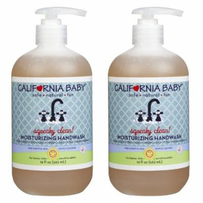 California Baby Squeaky Clean Moisturizing Handwash - 19 oz., Set of 2