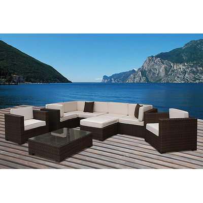 Atlantic Southampton Sectional 9Pc Set Off White