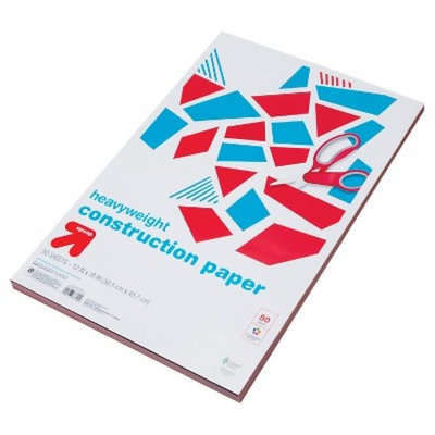 12x18 Construction Paper - 50ct Heavyweight - up & upâ¢