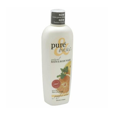 Pure and Basic Bath and Body Wash Grapefruit Verbena 12 fl oz