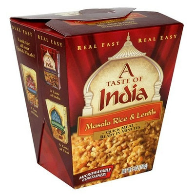 A Taste of India Masala Rice and Lentils, 6-Ounces (Pack of 6)
