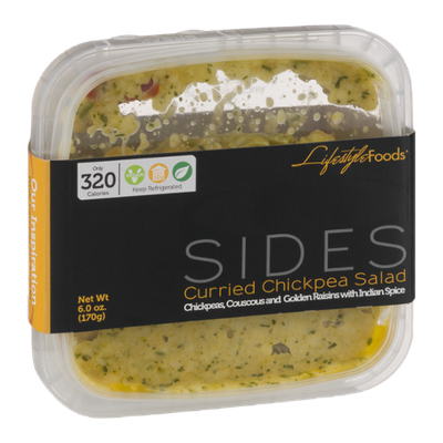 Lifestyle Foods Sides Curried Chickpea Salad