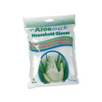 Medline HKP195016 Aloe Touch Household Latex Gloves