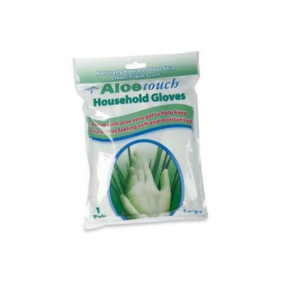 Medline HKP195016 Aloe Touch Household Latex Gloves