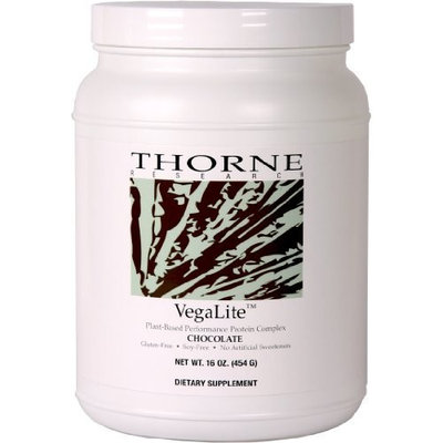 Thorne Research VegaLite Plant-Based Protein, Chocolate 16 oz. (FFP)