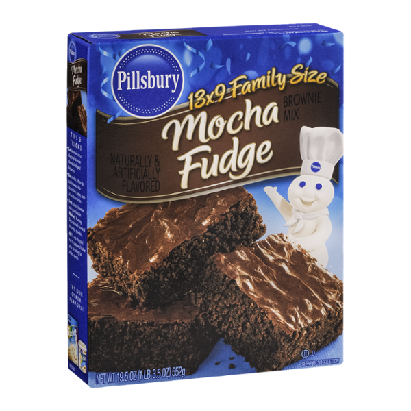 Pillsbury 13 x 9 Family Size Brownie Mix Mocha Fudge Reviews 2019
