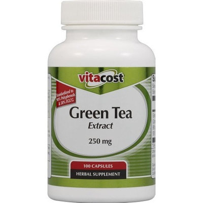 Vitacost Brand Vitacost Green Tea Extract - Standardized -- 250 mg - 100 Capsules