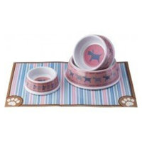 Ethical Dog Ethical Pet Products (Spot) CSO6859 Kitty Love Melamine No-Tip Dish, 5-Inch, Pink