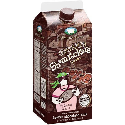 Shamrock Farms: Chocolate Lowfat Shamrockers Chocolate Milk, .5 Gal