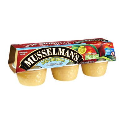 Musselman's Lite Orginal No Sugar Added Apple Sauce - 6 PK