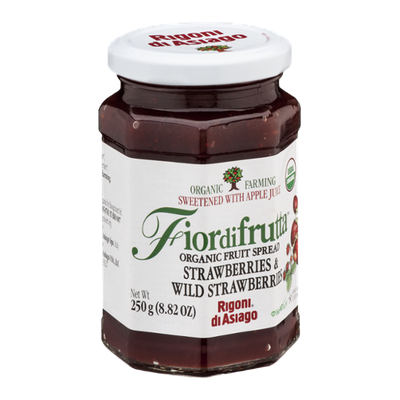 Fiordifrutta Organic Fruit Spread Strawberries & Wild Strawberries