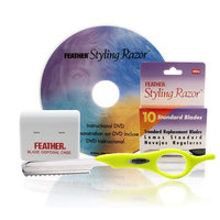 Feather Styling Detail Razor 1 Piece (Yellow)
