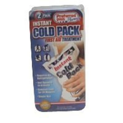 Instant Cold Pack First Aid Treatment, Latex Free - Twin