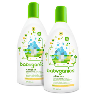 Babyganics Bubble Bath Chamomile Verbena - 20oz. (2PK)