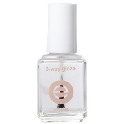 essie 3-Way Glaze Sealer, Base & Topcoat .5 oz.